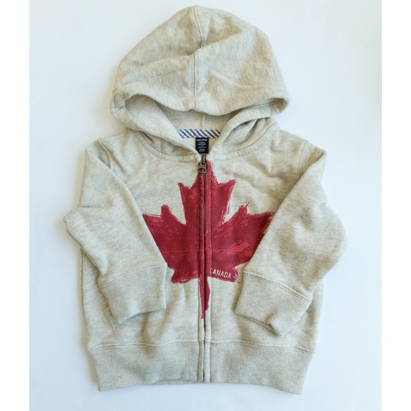 GAP 12-18 months Canada Zip-up Sweatshirt - Picture 1 of 1